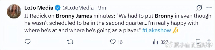 东契奇狂轰41分助湖人二连胜 布朗尼首秀父子助