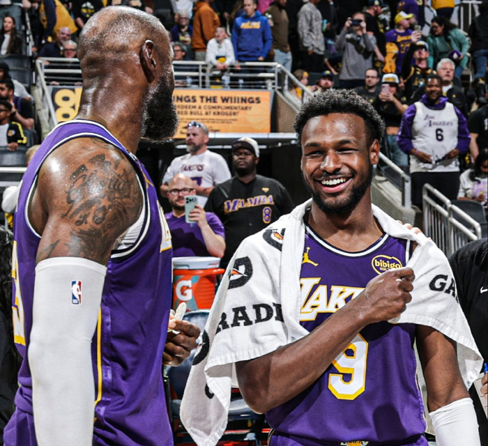 东契奇狂轰41分助湖人二连胜 布朗尼首秀父子助