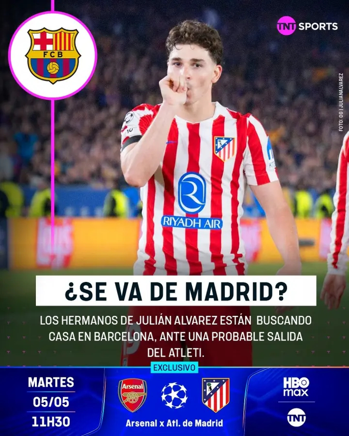 巴萨1亿欧元争夺阿尔瓦雷斯，马竞高违约金拒卖